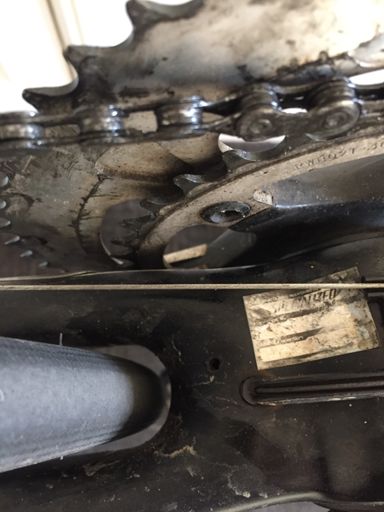 That’ll teach me not to jump curbs with my chain under pressure!!