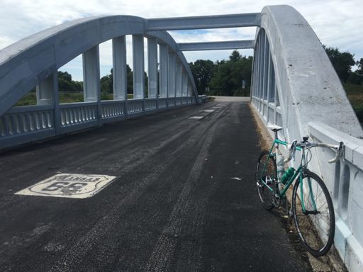 Brush Creek Rainbow Bridge on ol' Route 66.