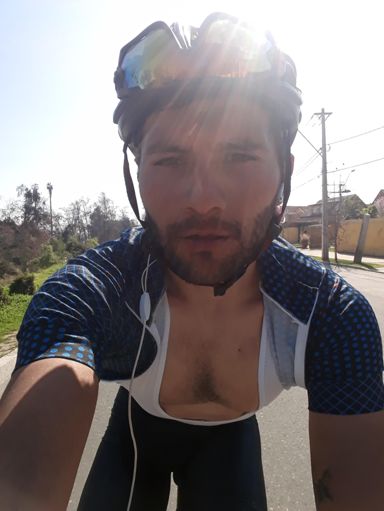 El medio rostro jajajaj