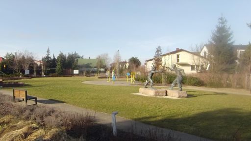 Pojedynek Wołodyjowskiego z Bohunem w Starych Babicach za kościołem