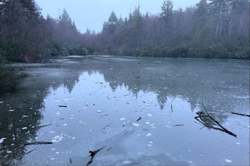 Louisa Lake still frozen
