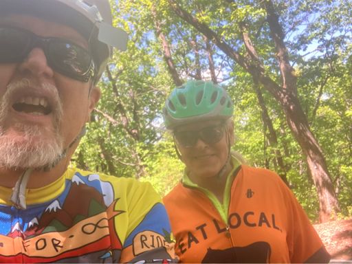 We came up the Furman side and I am toasted!