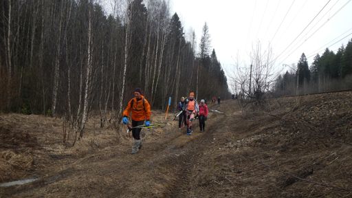 От пл.Калистово до газопровода - около 700 метров пешком. Фото Сергея Булычева.
