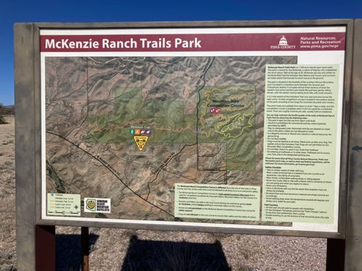 Super flowy trails today with gradual climbs.