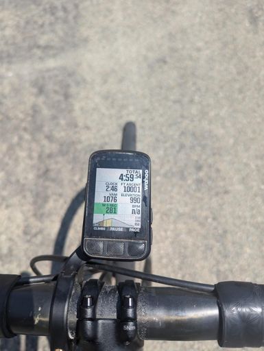 was proud of myself for hitting 10k climbing in 5hrs elapsed