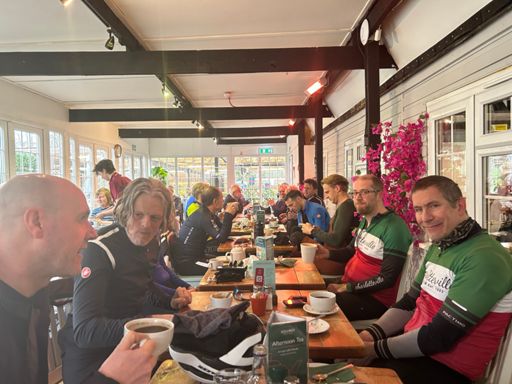 Squires cafe after the Rural Life Museum cafe turned out to be shut at 10.30