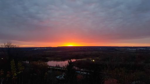 Вид на долину Клязьмы со смотровой площадки рядом с Успенским собором.