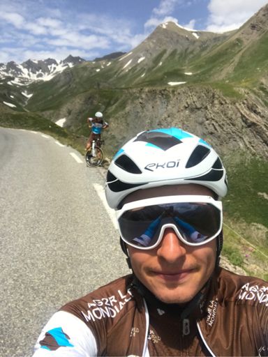 Jaakko et le
Galibier en toile de fond