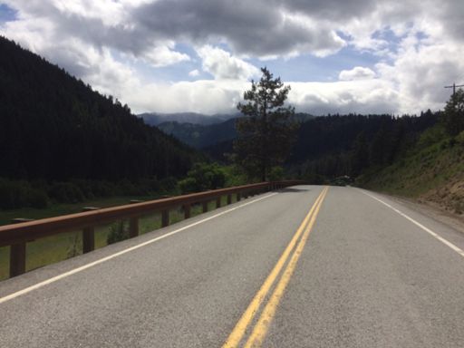 A welcome paved descent at the end