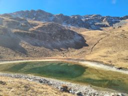 Tour du lac de moiry depuis grimentz, retour par la corne de sorebois