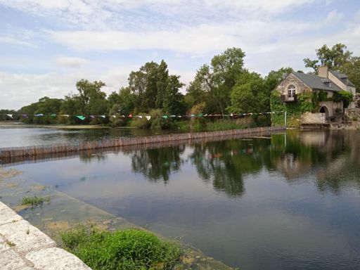 Barrage de Nitray vu de l'amont