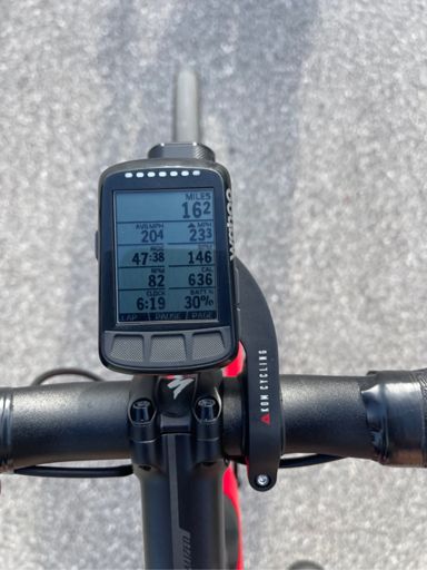 Before the headwind and hills got in our way!