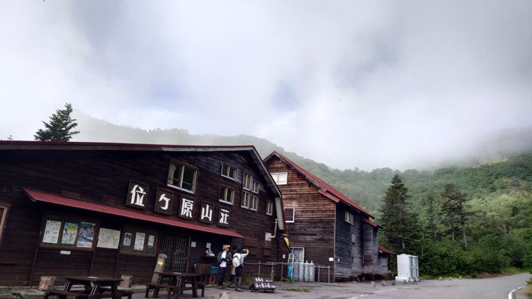 去年雨振られた中腹より上は今日は大丈夫だった