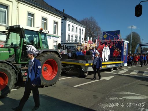 Heute war Karneval in Eupen. Verrückt.