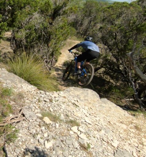 Hittin’ the big drop at the top.