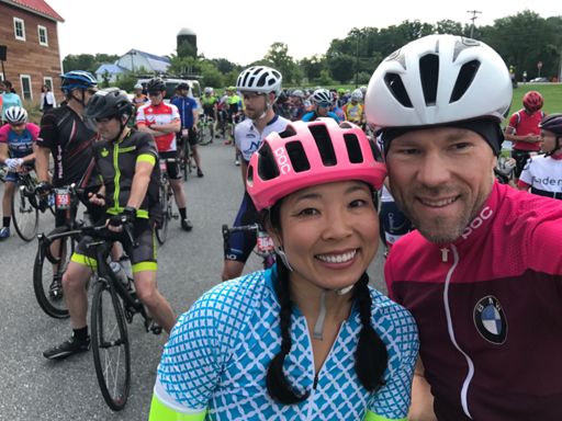 Just before the start