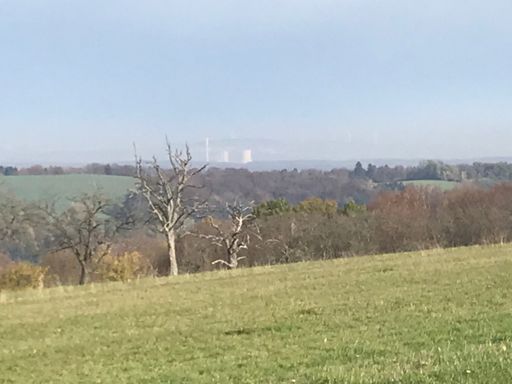 Blick aufs Kraftwerk Bexbach