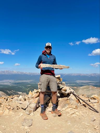 Top of Mt. Sherman.