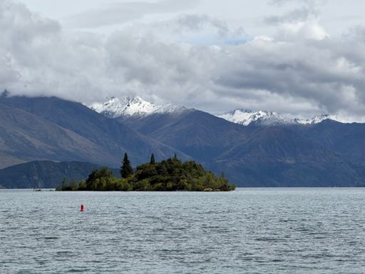 Summer snow on the peaks