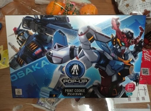 大阪土産!?にいただいたクッキーをライド後の楽しみに。