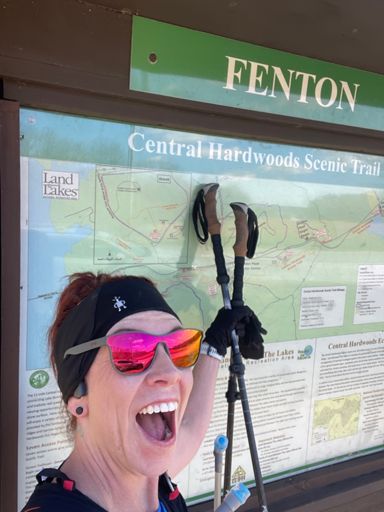 Glad to be halfway done. Still wasn’t sure if I was going to make it. I was trying to be energetic in hopes that things would pick up