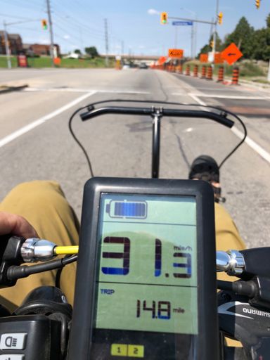 noticed a pothole after the third pic mitigated it a little bit with a quick slalom but lost my bag. Was halfway