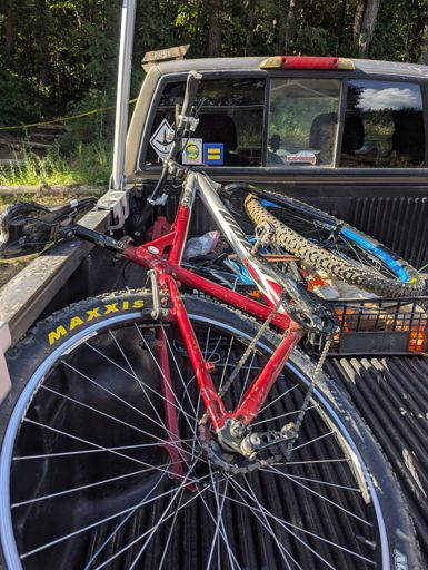 Time to get a trailer hitch for the truck so that I can use my bike rack!