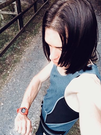 Chanelling @Kevin&Perry with the greasy hair😂😂 - It’s actually the sweat😅