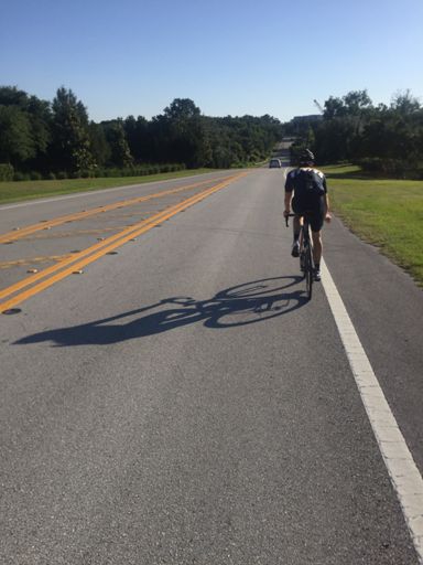 Out on the roads, heading for Montverde.