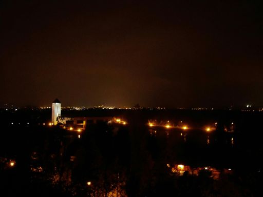 Pont de Jons  by  night