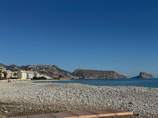 Albir and the headlands around Calp in the distance.