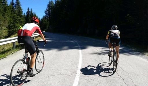 Climbing up to the Montenegro border