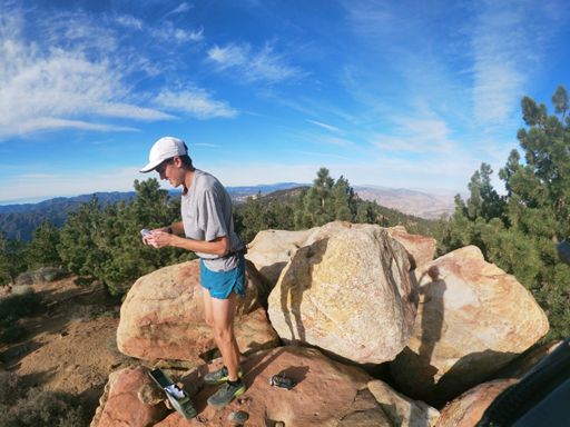 Putting names in the log at the peak