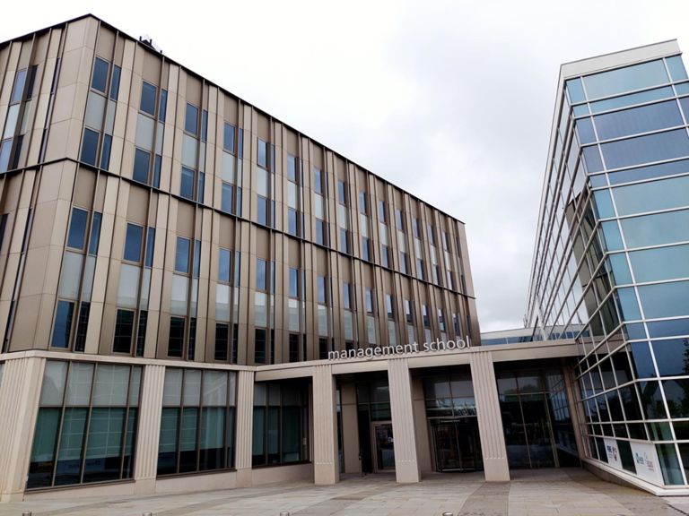 Part of Lancaster Unversity. One of its many new buildings.   YouTube video titled LUMS West Pavillion: https://www.youtube.com/watch?v=M6rWlARykKM