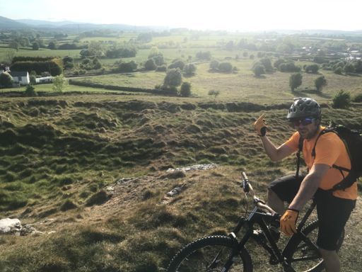 Rode part way with this Mystery Man 🧙🏻‍♂️