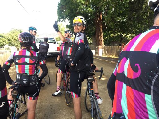 Waiting for roadworks at Bushy Park
