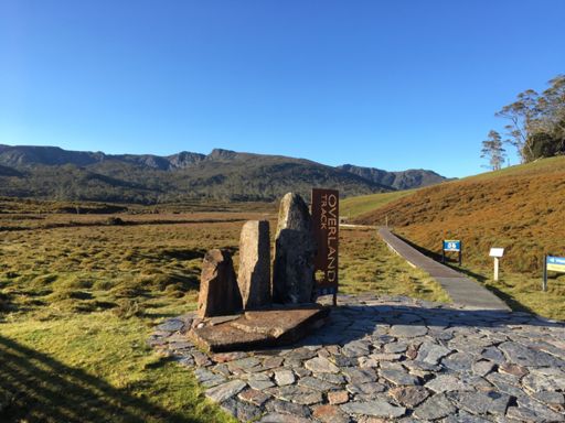 The start of the historic Overland Track