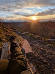 Coucher de soleil au Donon