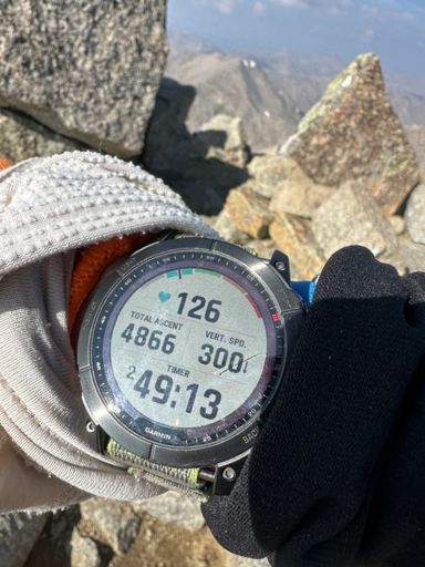 Top of first 14,000ft peak Mt. Massive