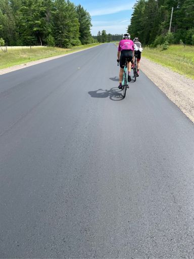 I dropped back just to get the shot… of course.