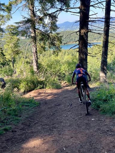 Descente du Puy de Combe Perret