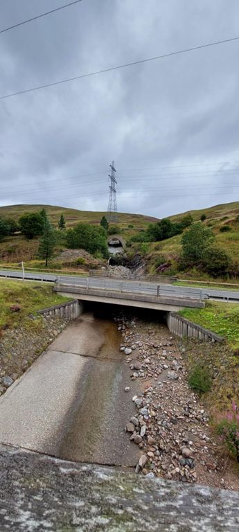 Edendon Water joining the River Garry