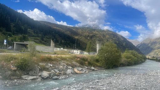 View of the San Bernardino road tunnel