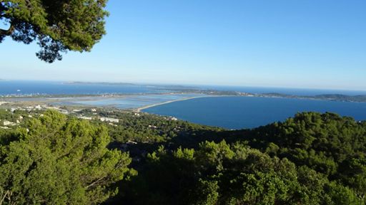 Mt des oiseaux : vue presqu'île de Giens