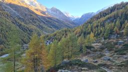 Pointe de Vouasson par le lac bleu et le glacier. Retour par le mont de l’étoile