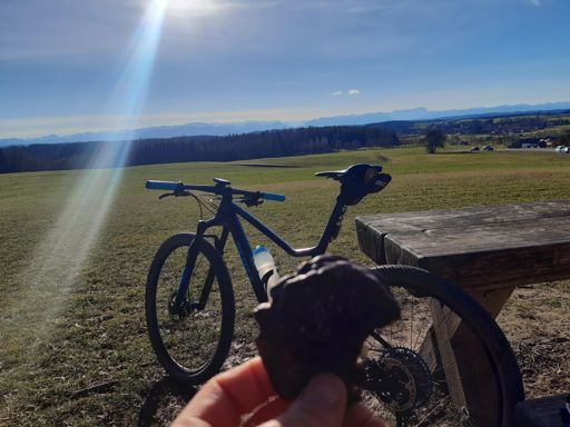 Lebkuchen, Mountainbike, Alpenpanorama 🥰