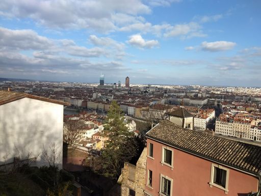 Vue de  la Villa Maïa