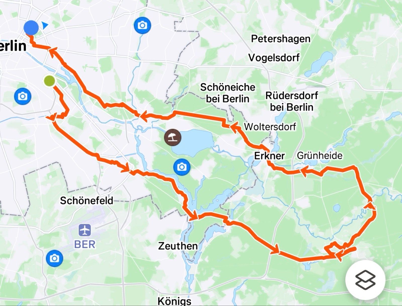 Irgendetwas stimmt heute mit der Tourenaufzeichnung nicht… 🤔