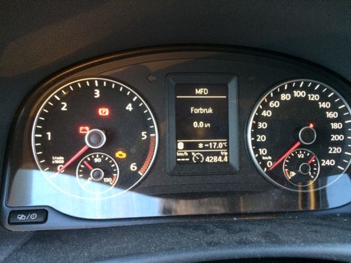 Kaldt og fint ved start!