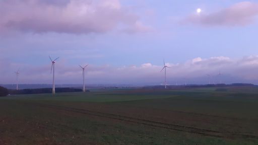 Blick vom Goßberg nach Süden.